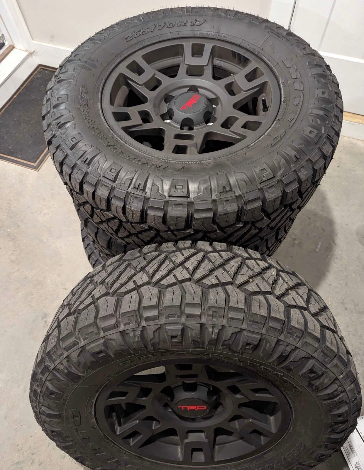 OEM Toyota TRD Wheels & Nitto Ridge Grappler Tire Package (Set of 4) - Image 2