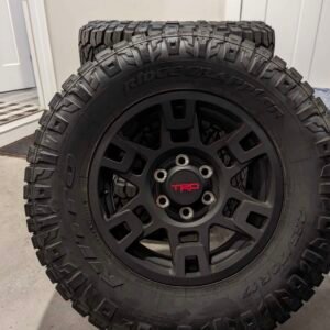 OEM Toyota TRD Wheels & Nitto Ridge Grappler Tire Package (Set of 4)