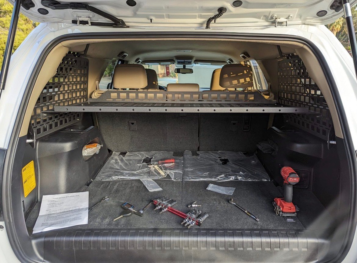 5th Gen Toyota 4Runner Molle Panels w/ Rear Shelf