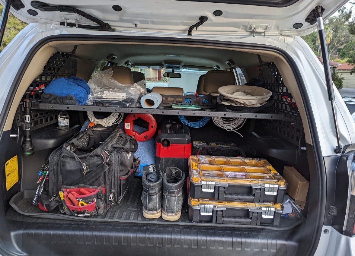 5th Gen Toyota 4Runner Molle Panels w/ Rear Shelf - Image 6