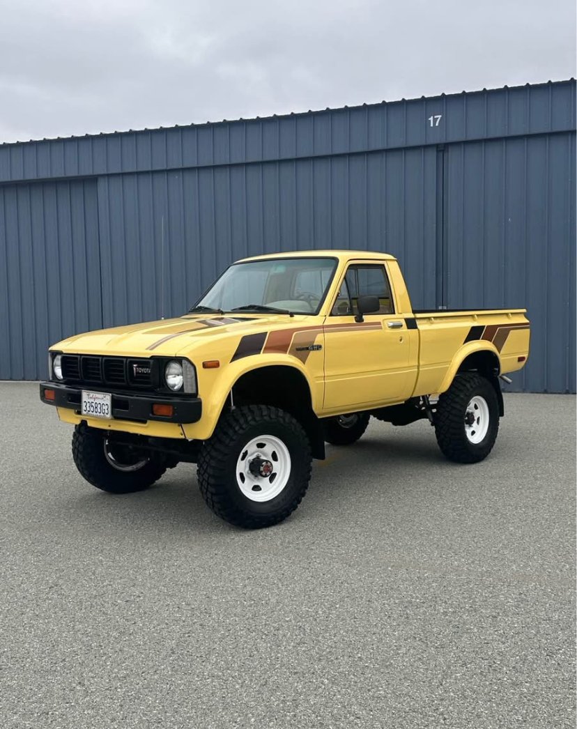 OEM Toyota Pickup 4x4 Steel Wheels Set (1979–1983) w/ BFGoodrich KM3 Mud-Terrain Tires - Image 6