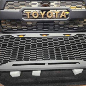 Toyota Tacoma 3rd Generation Grille Set – TRD Pro Bronze Edition & Raptor Style (with Amber Lights)