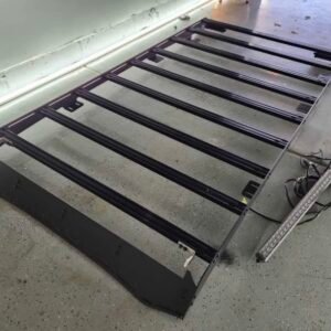Prinsu Roof Rack w/ 40” Lightbar Cutout + Lights – Lexus GX460