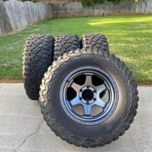 BFGoodrich LT285/70R17 KM3 Mud Terrain Tires & Fuel Shok Anthracite Wheels – Set of 4
