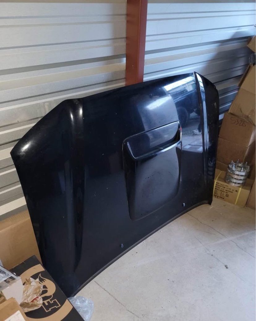 2012–2015 Toyota Tacoma OEM Hood with Hood Scoop – Black - Image 4